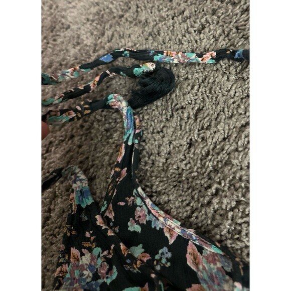 Volcom grey floral dress - Picture 4 of 6